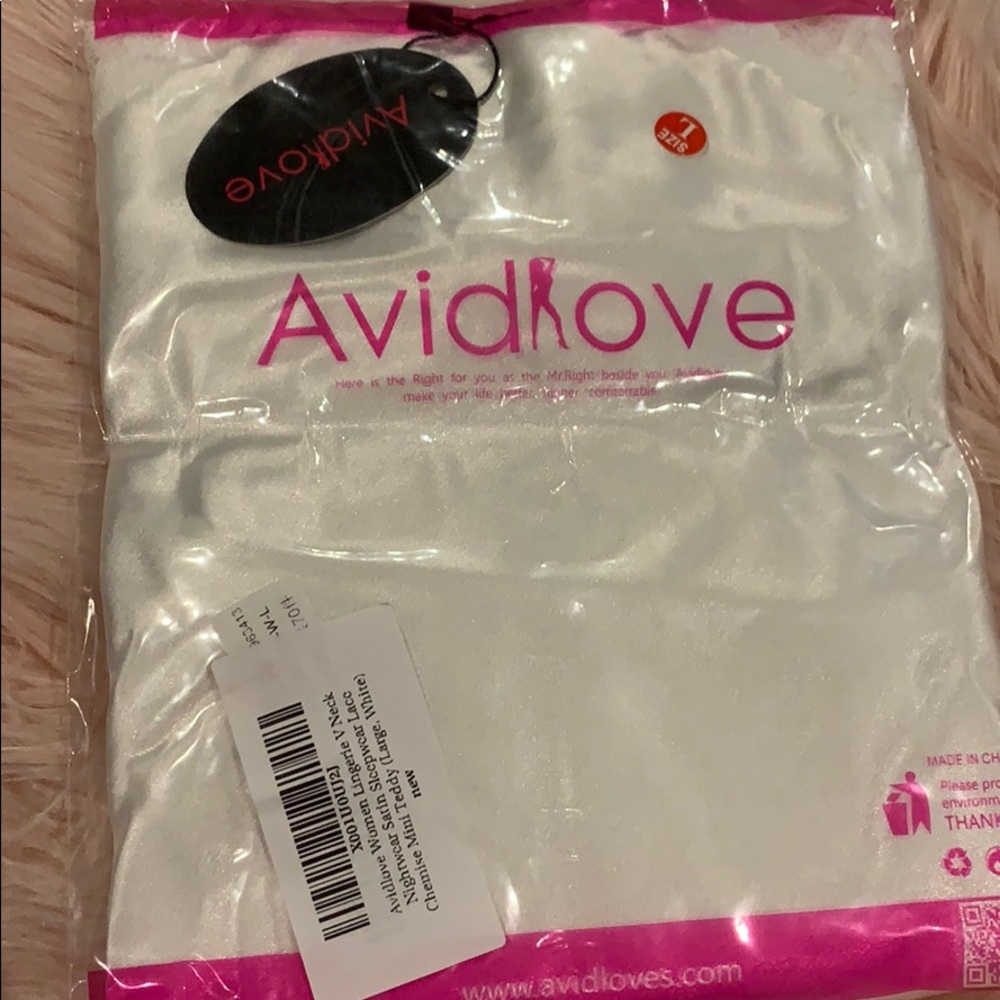 📦 White Chemise Set (L-50) - Picture 8 of 16